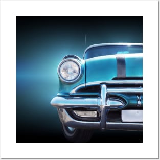 US American classic car star chief 1955 Posters and Art